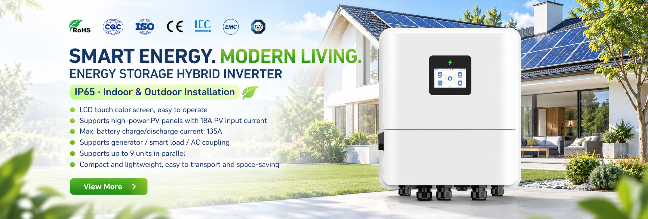 Qualité Outre de l'inverseur solaire hybride de grille Usine