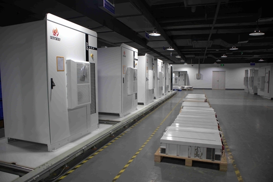125Système de stockage d'énergie à batterie industrielle de 44 kW avec communication Ethernet