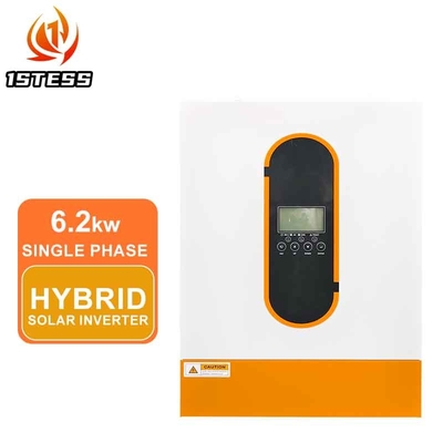 Pure Sine Wave 6.2KW Inverteur hybride 48V MPPT Mode de charge On/Off Grid Inverteur solaire hybride