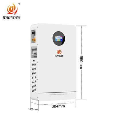51.2V 100Ah 5,12kwh batterie de stockage d'énergie pour la maison avec protection contre le court-circuit