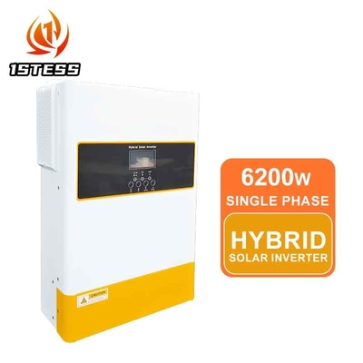 Voltage de sortie nominale 48V 120A MPPT Inverseur hybride solaire à onde sinusoïdale pure 5,5 kW 6,2 kW