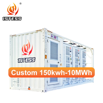 Système de stockage d'énergie solaire pour conteneur industriel de 2 MWh Batterie lithium-ion raccordée au réseau