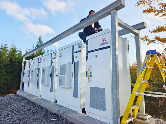 Système de stockage de l'énergie par batterie solaire 100 kW 80kwh 20ft 40ft Li-ion Lifepo4 Contenant de refroidissement liquide BESS