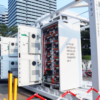 CE FCC Système solaire de stockage d'énergie industrielle dans un conteneur de 20 pieds 1Mwh 3Mwh 5Mwh avec surveillance et contrôle à distance