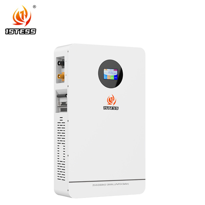 Batterie au lithium Lifepo4 montée sur le mur 5.12kWh 300Ah Batterie de stockage d'énergie solaire pour la maison