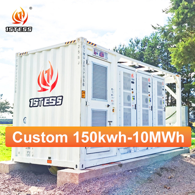 Réfrigération par liquide ESS 5MWh Récipient de stockage d'énergie 20ft 40ft 1MW Récipient de système de stockage d'énergie à batterie au lithium