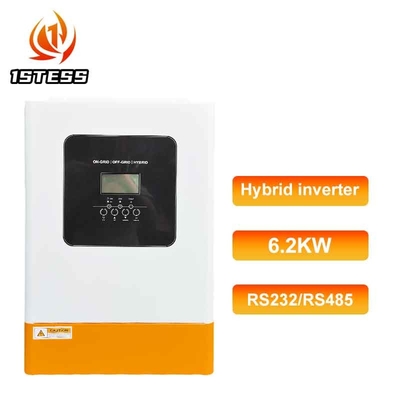 Invertisseur hybride MPPT de 120A 48V Pure Sine Wave Invertisseur hybride solaire 5,5 kW 6,2 kW