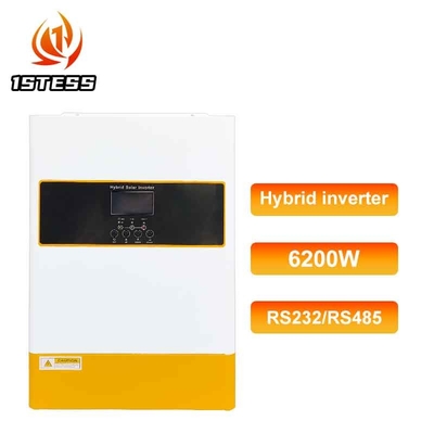 Vente d'inverseur solaire hybride 48V 6,2kw hors réseau Sortie d'onde sine pure avec Mppt