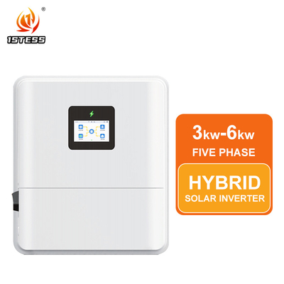 IP65 phase unique 48V 3KW 3.6KW 4.6KW 5KW Inverteur solaire double MPPT On/Off Grid Pure Sine Wave 48V 6kw Inverteur solaire hybride