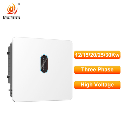Onduleur solaire hybride 12 kW 15 kW 20 kW 25 kW 30 kW 120 V-800 V triphasé IP66 onde sinusoïdale pure onduleur solaire on/off-grid avec MPPT