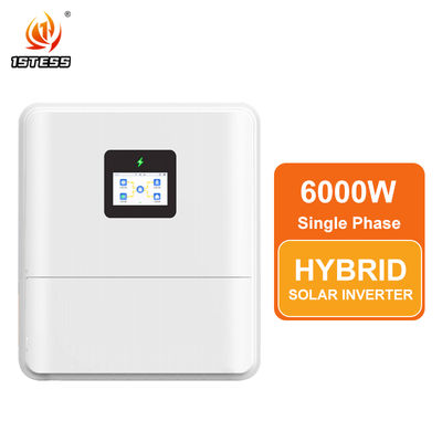 Invertisseur solaire hybride monophasique de 48 V 6 kW Pure Sine Wave Off Grid avec double MPPT Haute efficacité 97,3%