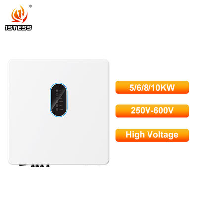 Invertisseur solaire hybride à haute efficacité à trois phases 5 kW 6 kW 8 kW 10 kW Pure Sine Wave MPPT 250V-600V Support de batterie