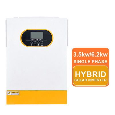 Invertisseur solaire hybride monophase 24V 48V hors réseau Pure Sine Wave MPPT 3.5kw 5.5kw 6.2kw Avec activation de batterie au lithium et moniteur WiFi en option