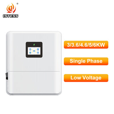 Pure Sine Wave 48V hors réseau Inverseur solaire hybride 3kw 3.6kw 4.6kw 5kw 6kw Single phase avec haute tension PV MPPT 550V