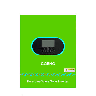 Onduleur solaire hybride à onde sinusoïdale pure 3,5 kW 5,5 kW 6,2 kW hors réseau monophasé 24 V 48 V MPPT avec charge flottante