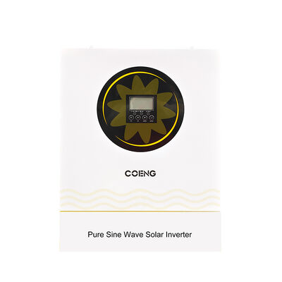 Invertisseur solaire hybride 24V 48V hors réseau MPPT à phase unique 3,5 kW 5,5 kW 6,2 kW conception de couverture de poussière à onde sinusoïdale pure