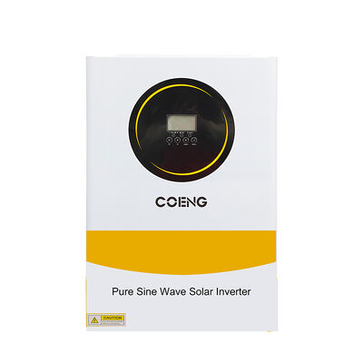 Invertisseur solaire hybride 48V 6,2kW à phase unique Pure Sine Wave Off Grid Invertisseur solaire MPPT avec support de batterie LiFePO4