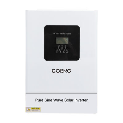 Invertisseur solaire hybride 48V 6,2kW à phase unique Pure Sine Wave Off Grid Invertisseur solaire MPPT Haute efficacité Performance maximale 94%