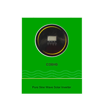 Onduleur solaire hybride 48V 5.5kw 6.2kw hors réseau monophasé à onde sinusoïdale pure avec activation de batterie au lithium et chargeur solaire MPPT intégré