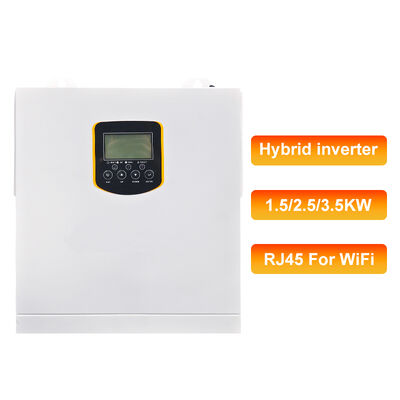 Invertisseur hybride hors réseau 1500W 12V Pure Sine Wave MPPT 500Vdc Haute entrée solaire photovoltaïque à phase unique pour le système solaire domestique