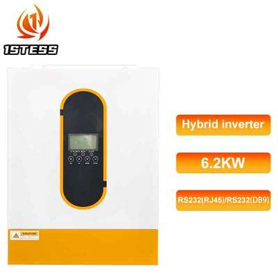Chargeur solaire de 6500W 6200W Inverseur 48V CC à phase unique haute tension MPPT Pure Sine Wave Off Grid Système pour PC