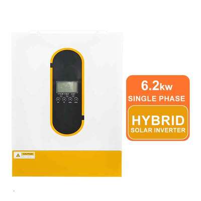 6200VA/6200W 48V monophasé haute tension MPPT Inverseur solaire 6500W DC Entrée Pure ondes sinusoïdes Double sortie