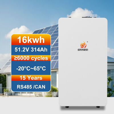 Unité de batterie solaire flexible et évolutive de 16 kWh pour onduleurs hybrides