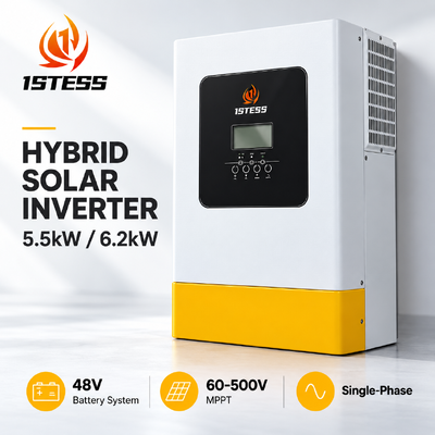 quality Invertisseur solaire hybride de 1ère étage de 5,5 kW / 6,2 kW 48V factory