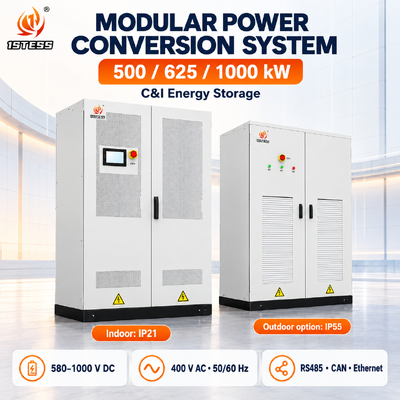 quality Système de conversion d'énergie modulaire 1eress 500kW 625kW 1000kW pour le stockage d'énergie par batterie C&I factory